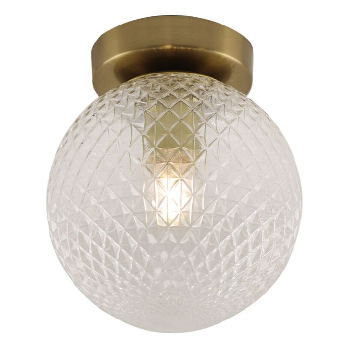 Retro taklampa transparent, Johnson