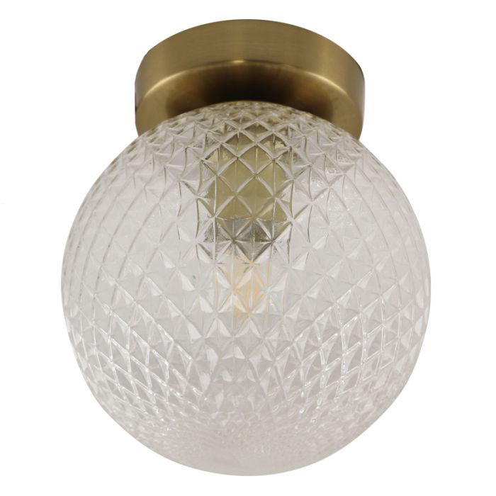 Retro taklampa transparent, Johnson