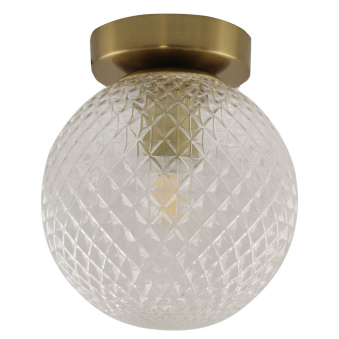Retro taklampa transparent, Johnson