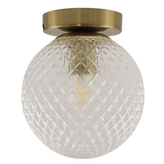 Retro taklampa transparent, Johnson