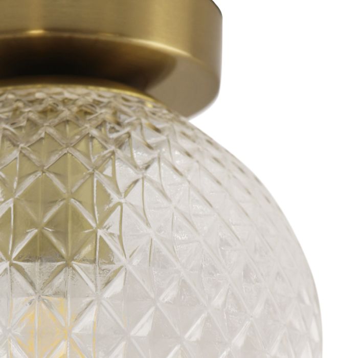 Retro taklampa transparent, Johnson
