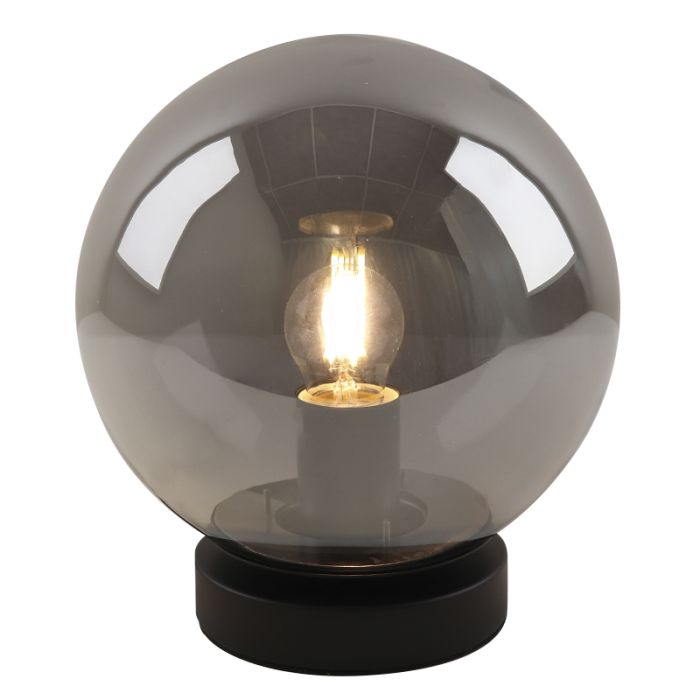 Modern bordslampa grå, Jelly, med brytare