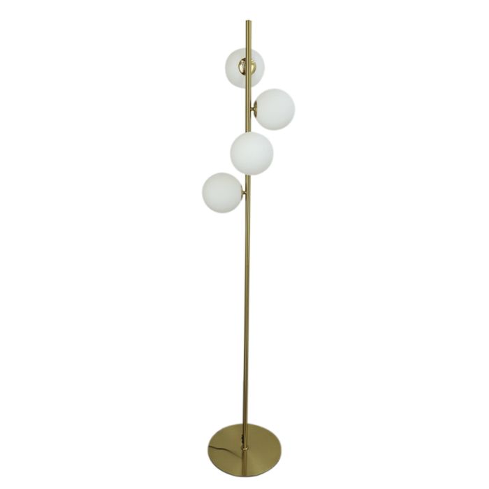 Design golvlampa vit, Remo, med brytare