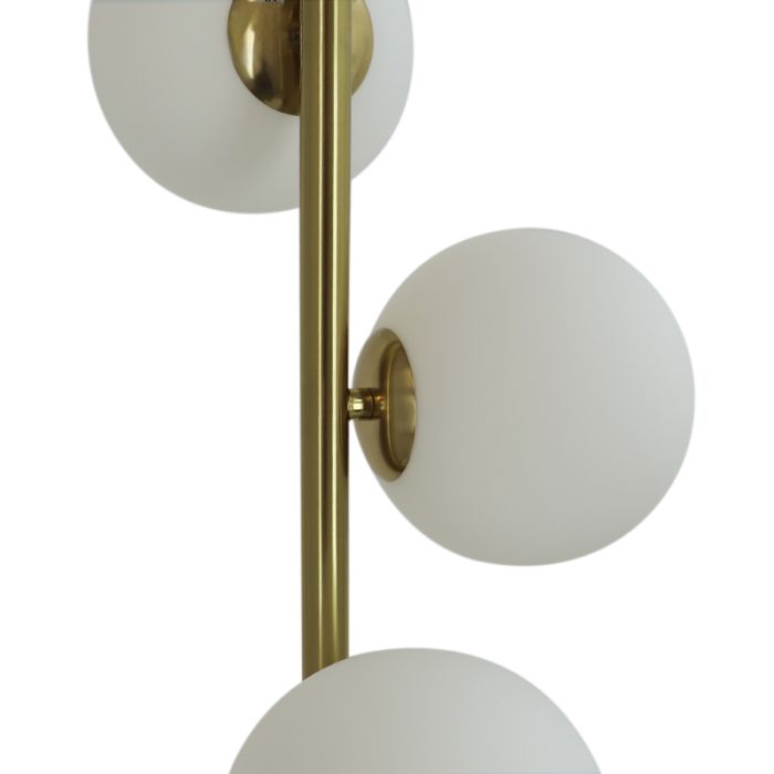 Design golvlampa vit, Remo, med brytare