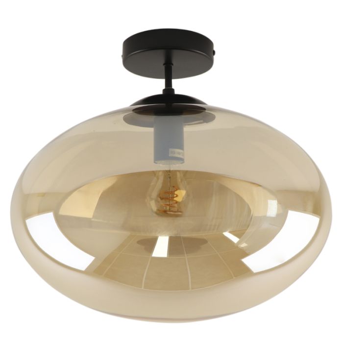 Design taklampa bärnstensfärgad, Kimi