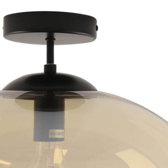 Design taklampa bärnstensfärgad, Kimi