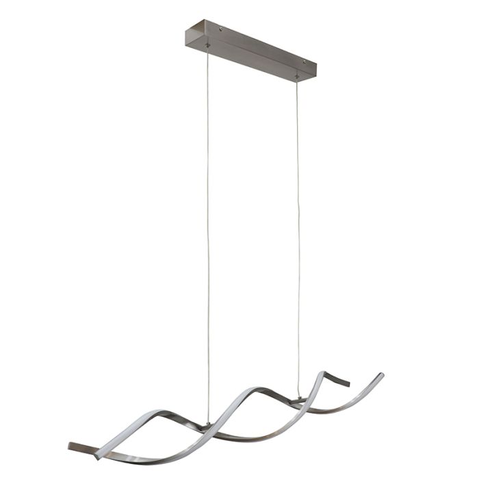 Design fönsterlampa silver, Kuno, 45W, 3000K LED, 3 stegs dimmer