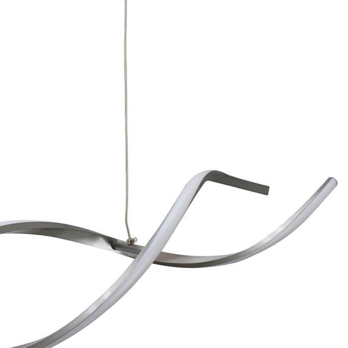 Design fönsterlampa silver, Kuno, 45W, 3000K LED, 3 stegs dimmer