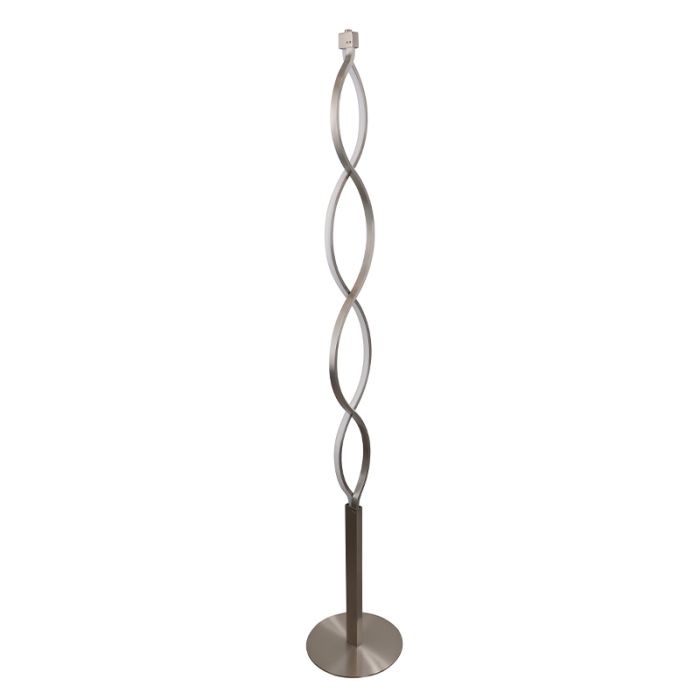 Design golvlampa silver, Kuno, 36W, 3000K LED, 3 stegs dimmer