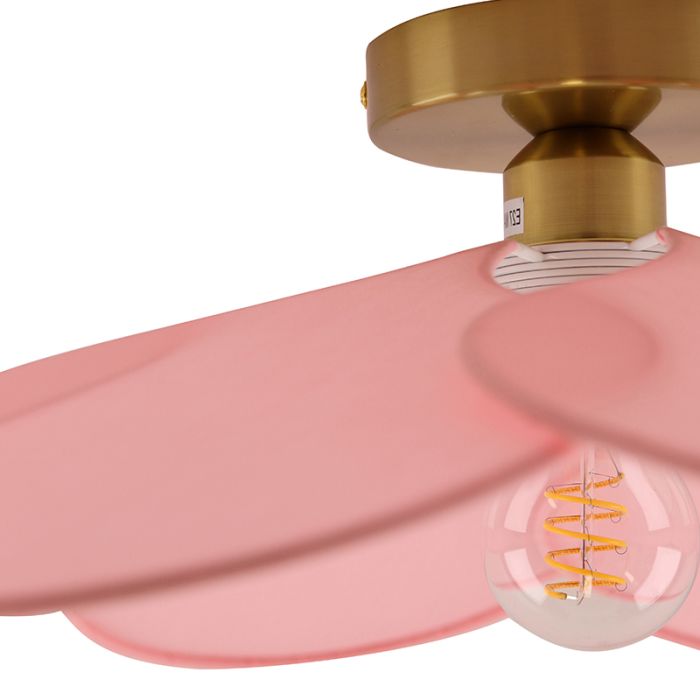 Rustik taklampa rosa, Nena