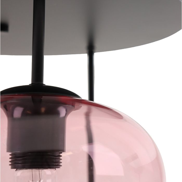 Modern taklampa rosa, Caia