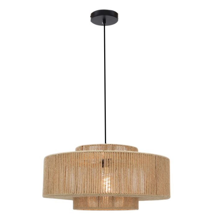 Rustik fönsterlampa brun, Selena