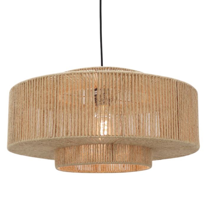 Rustik fönsterlampa brun, Selena