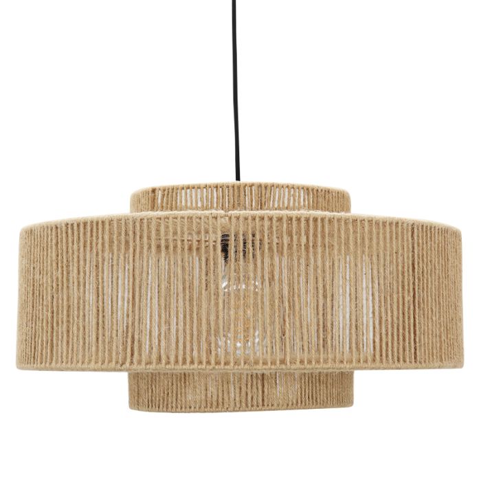 Rustik fönsterlampa brun, Selena