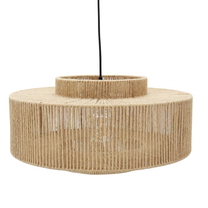 Rustik fönsterlampa brun, Selena