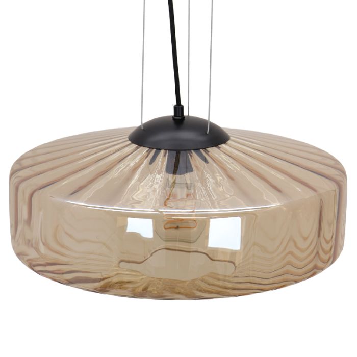 Design fönsterlampa bärnstensfärgad, Sevda