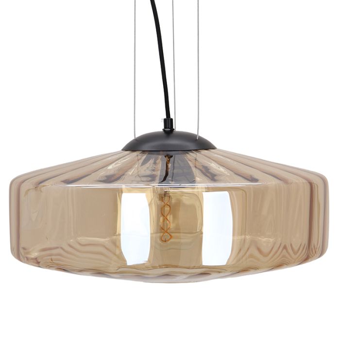 Design fönsterlampa bärnstensfärgad, Sevda