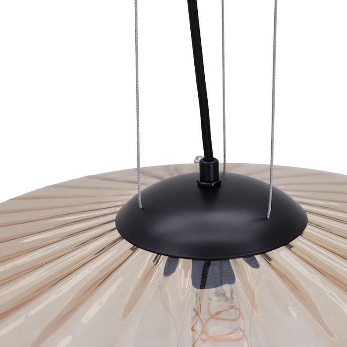 Design fönsterlampa bärnstensfärgad, Sevda