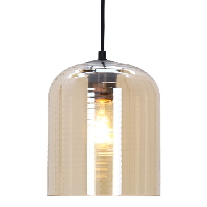 Modern fönsterlampa bärnstensfärgad, Caia