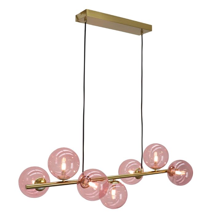 Design fönsterlampa rosa, Remo