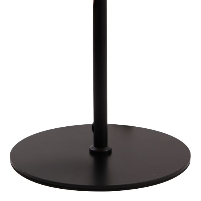 Design bordslampa grå, Remo, med brytare