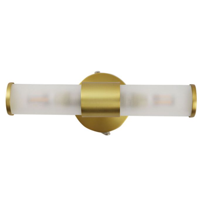 Modern badrumslampa vägg guld, Callum, IP44