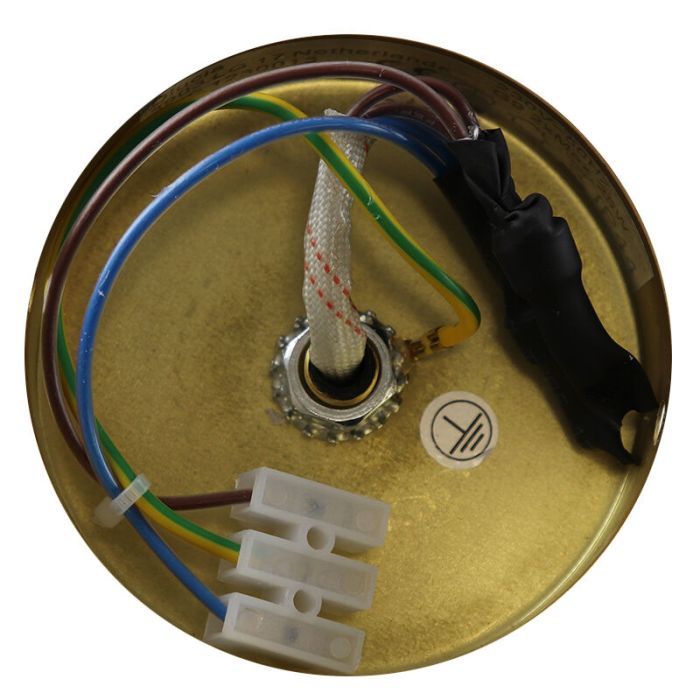 Modern badrumslampa vägg guld, Callum, IP44
