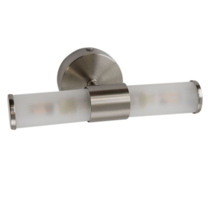 Modern badrumslampa vägg nickel, Callum, IP44