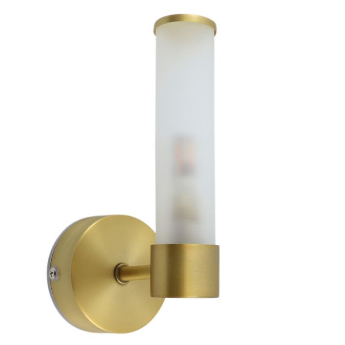 Modern badrumslampa vägg guld, Callum, IP44