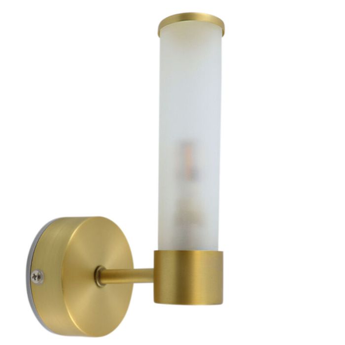 Modern badrumslampa vägg guld, Callum, IP44