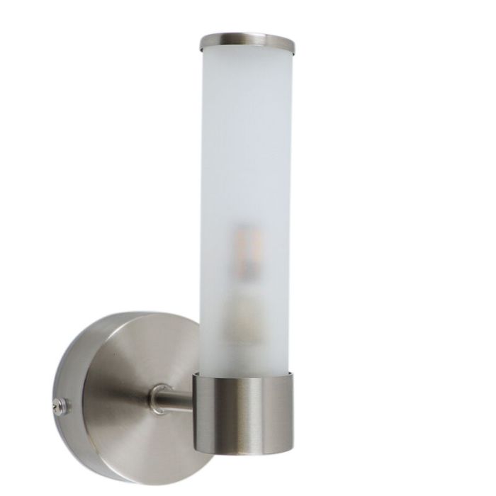 Modern badrumslampa vägg nickel, Callum, IP44