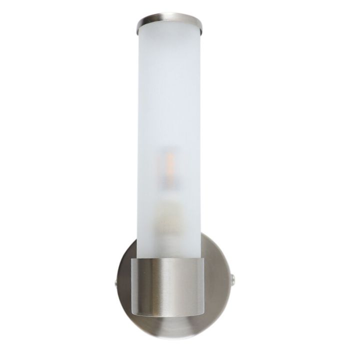 Modern badrumslampa vägg nickel, Callum, IP44
