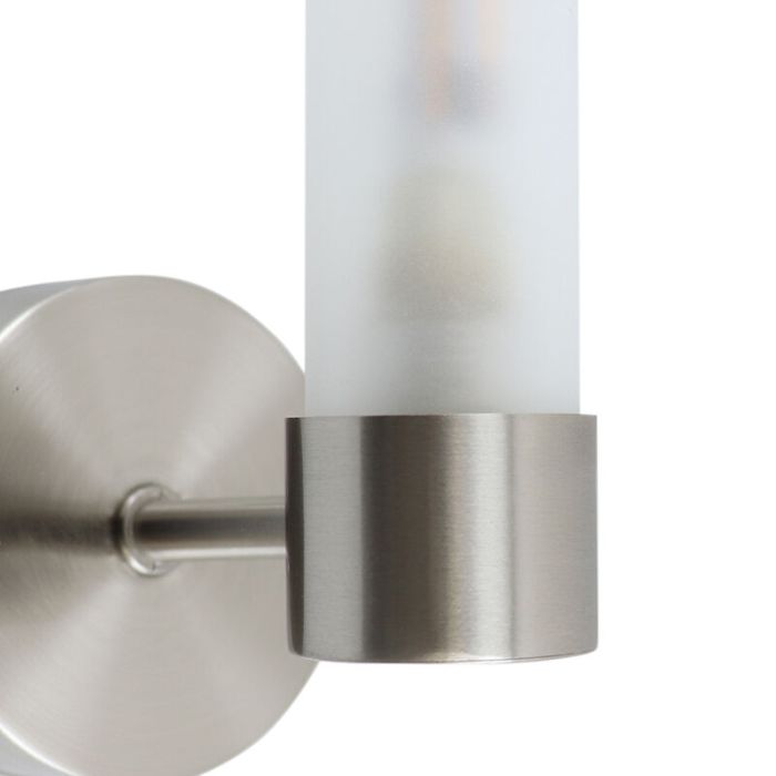 Modern badrumslampa vägg nickel, Callum, IP44