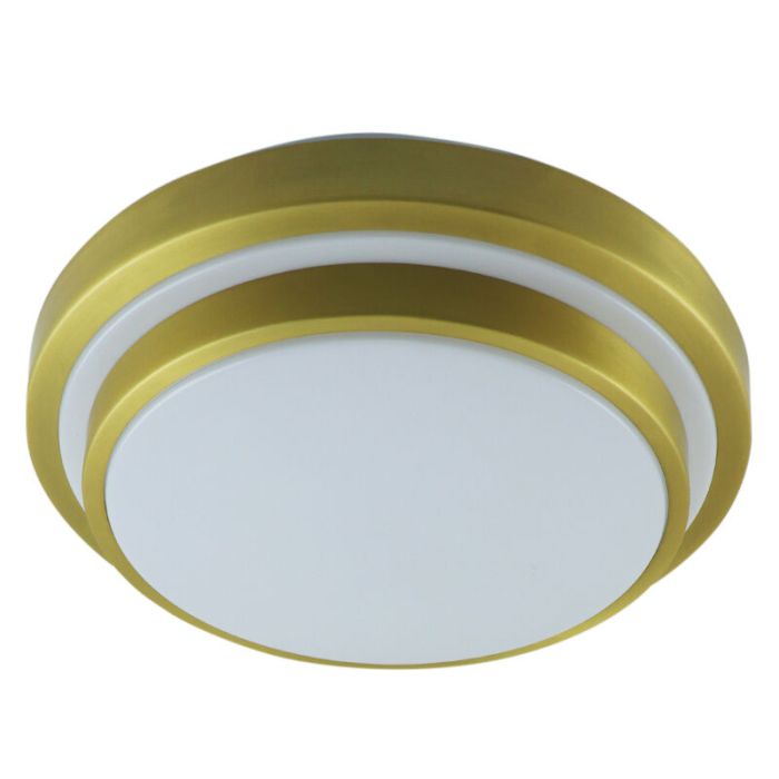 Modern taklampa badrum guld, Jaro, 12W, 3000K LED, IP44