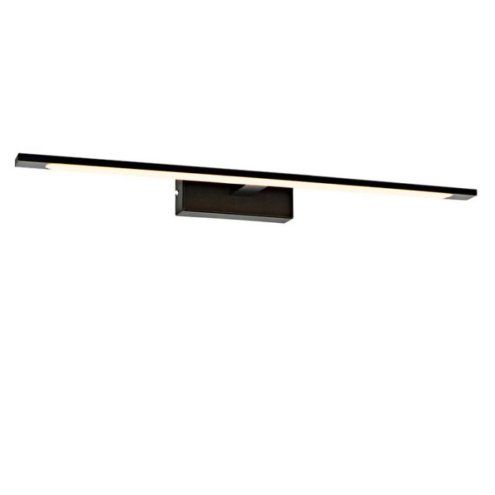 Modern spegelbelysning svart, Steffy, 8W, 3000K LED, IP44