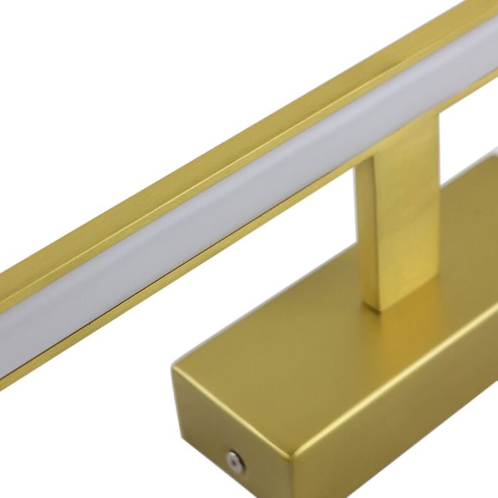 Modern spegelbelysning guld, Steffy, 8W, 3000K LED, IP44