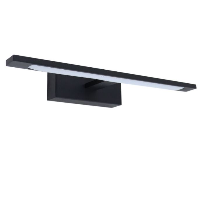 Modern spegelbelysning svart, Steffy, 6W, 3000K LED, IP44
