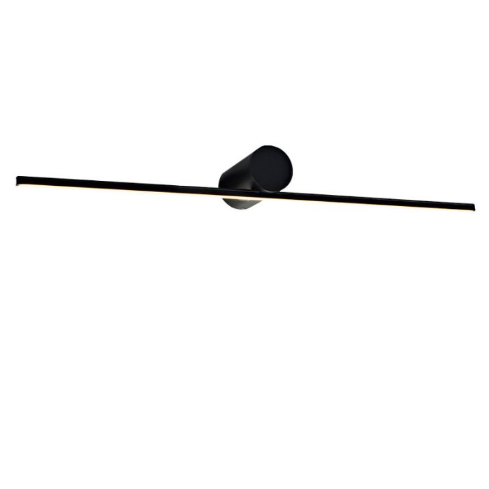 Modern spegelbelysning svart, Haiko, 8W, 3000K LED, IP44