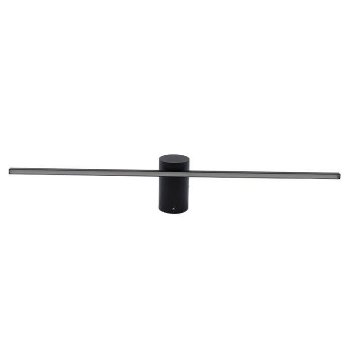Modern spegelbelysning svart, Haiko, 8W, 3000K LED, IP44