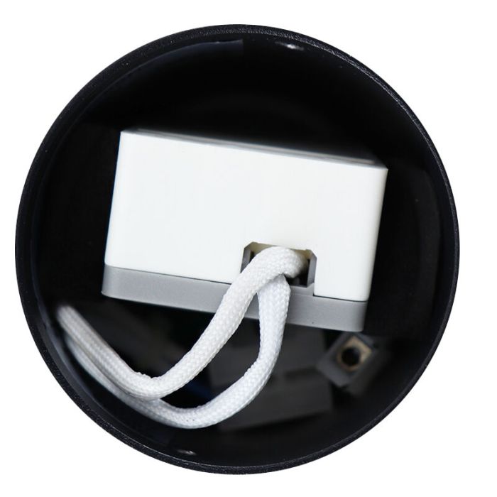 Modern spegelbelysning svart, Haiko, 8W, 3000K LED, IP44