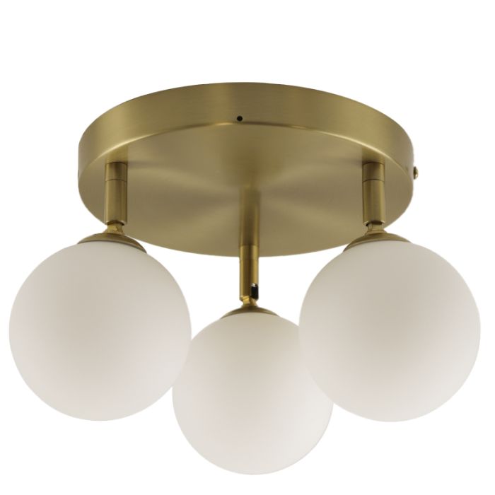 Modern taklampa badrum vit, Amer, IP44