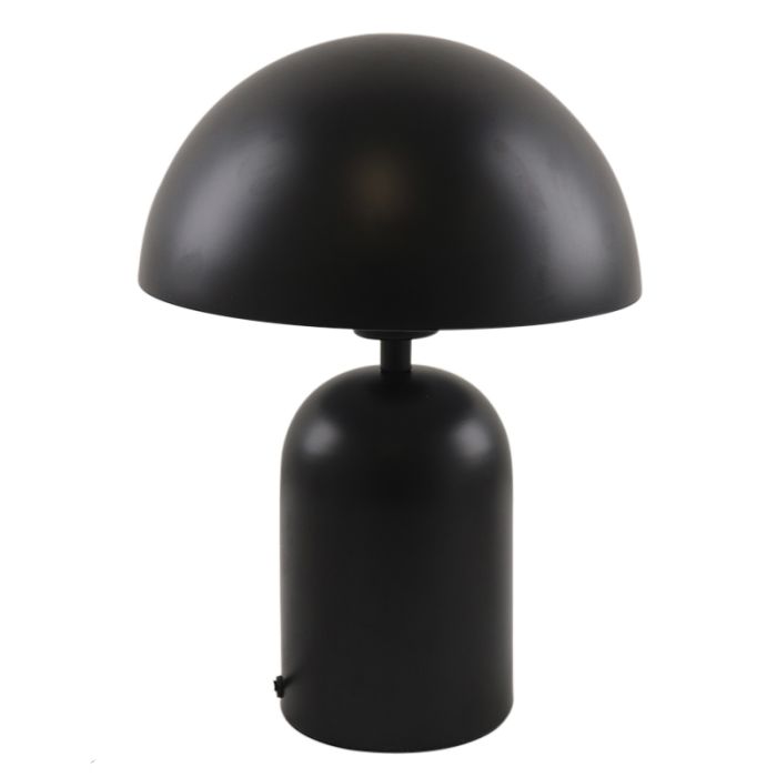 Modern bordslampa svart, Isha, med brytare