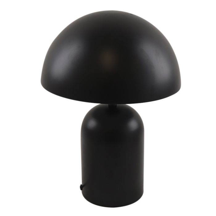 Modern bordslampa svart, Isha, med brytare