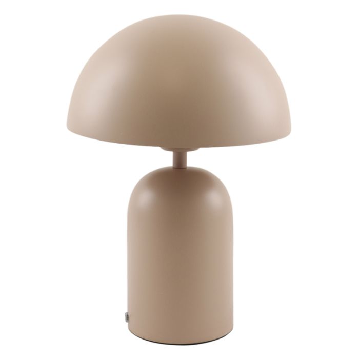 Modern bordslampa rosa, Isha, med brytare