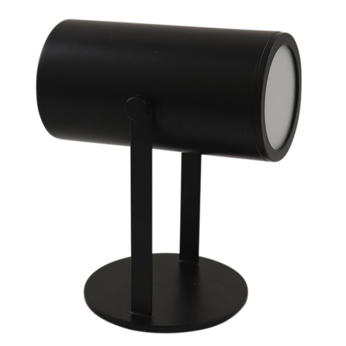 Modern uppladdningsbar bordslampa svart, Elko, 2W, 3000K LED, med brytare