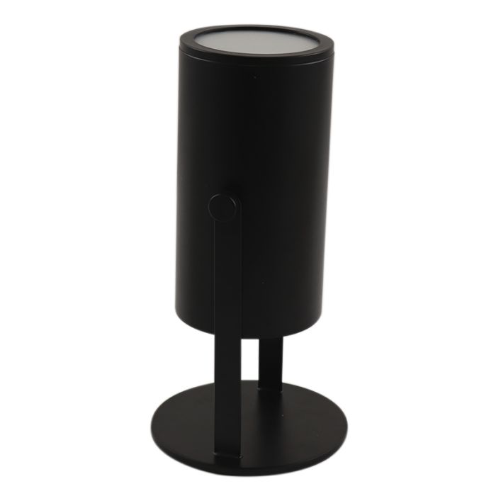 Modern uppladdningsbar bordslampa svart, Elko, 2W, 3000K LED, med brytare