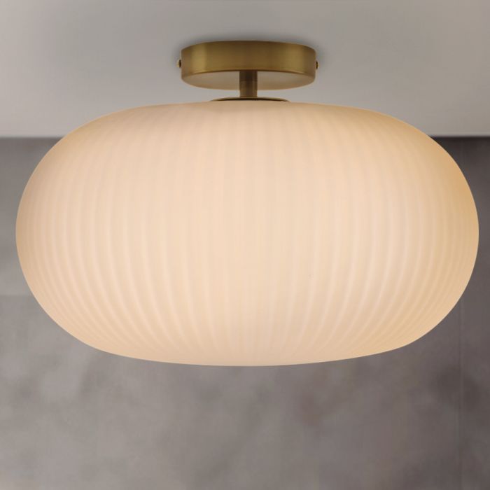 Design taklampa badrum vit, Elliot, IP44