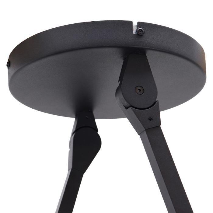 Modern taklampa svart, Rinke