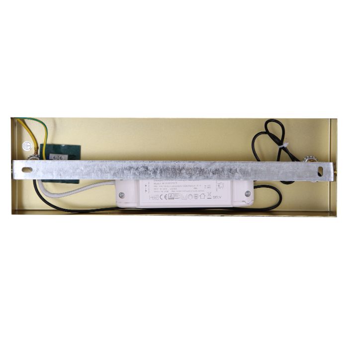 Modern fönsterlampa mässing, Iwan, 18W, 2700K LED