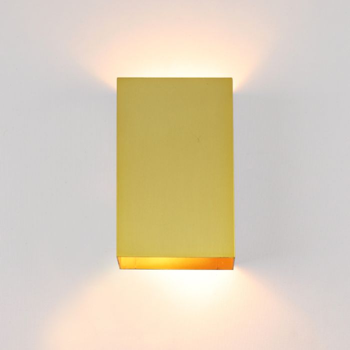 Modern vägglampa mässing, Perry